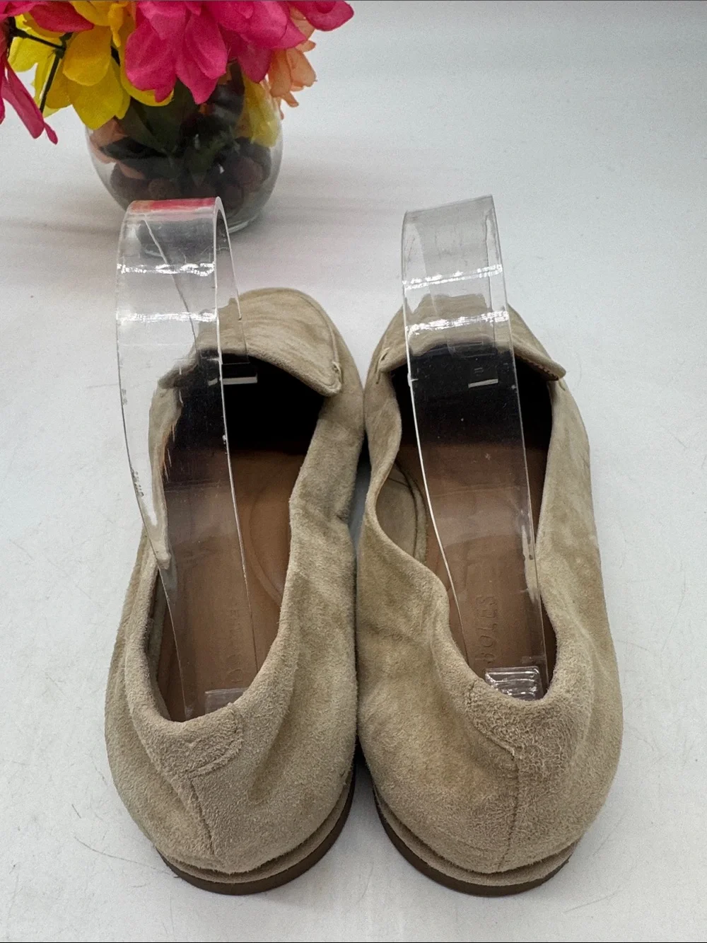 AEROSOLES Men's Beige Suede Slip-On Loafers Size 7.5 MCL10108B